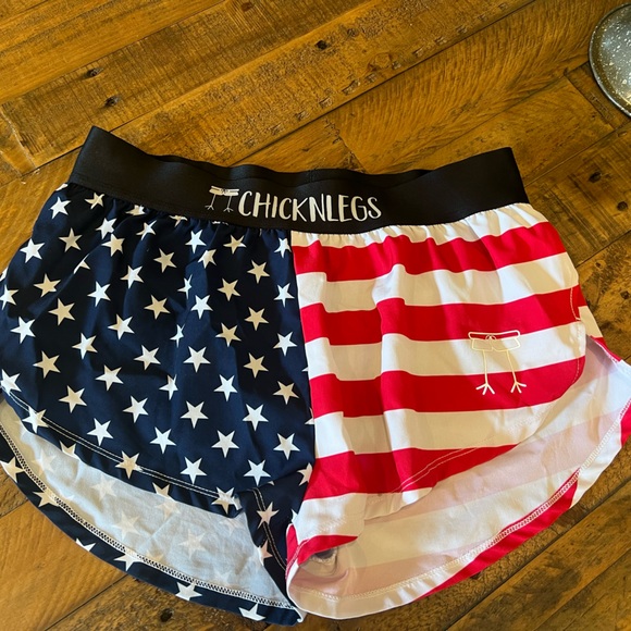 Women's Athletic Shorts - Stars and Stripes - Picture 1 of 1